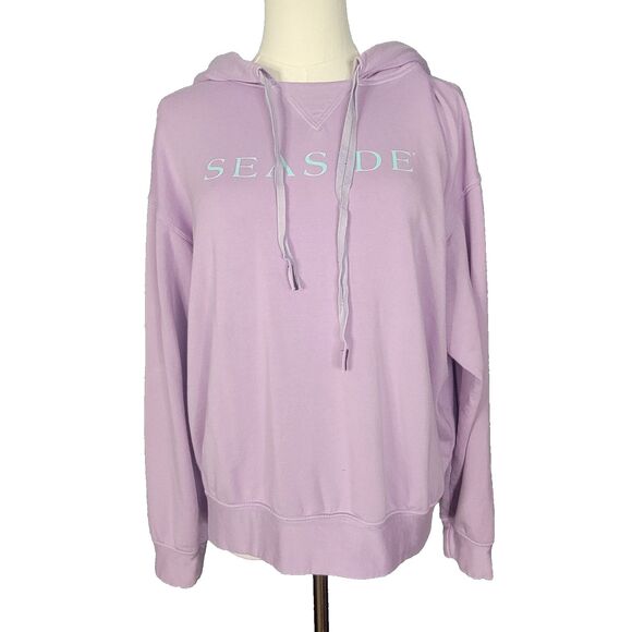 Stateside Sweatshirt Med Lavender SEASIDE Hoodie Women’s USA Soft Fleece - Picture 3 of 17